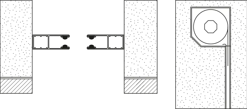 Callisto Continental Roller Shutter standard reveal fix