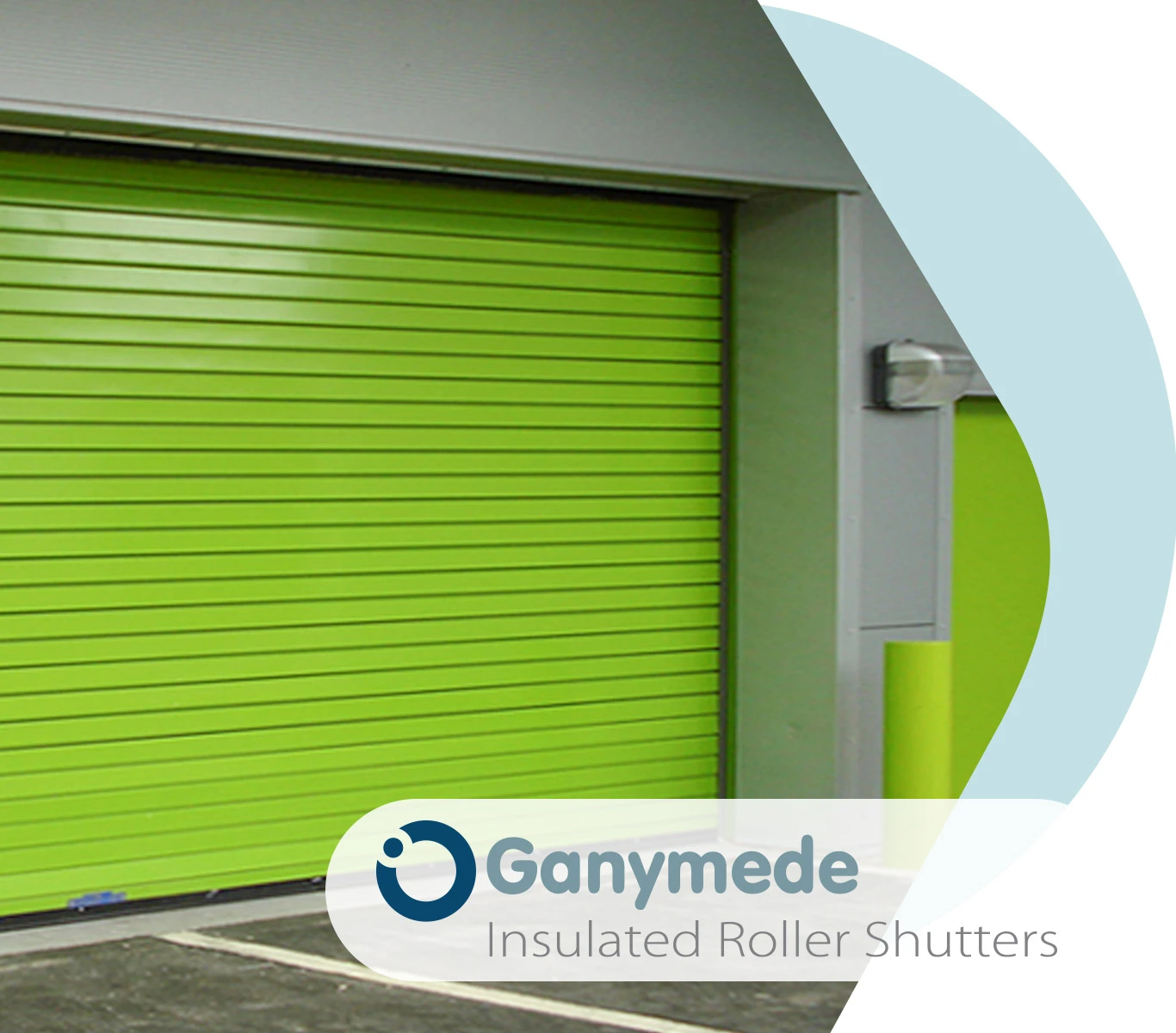 Ganymede insulated roller shutters from Priory