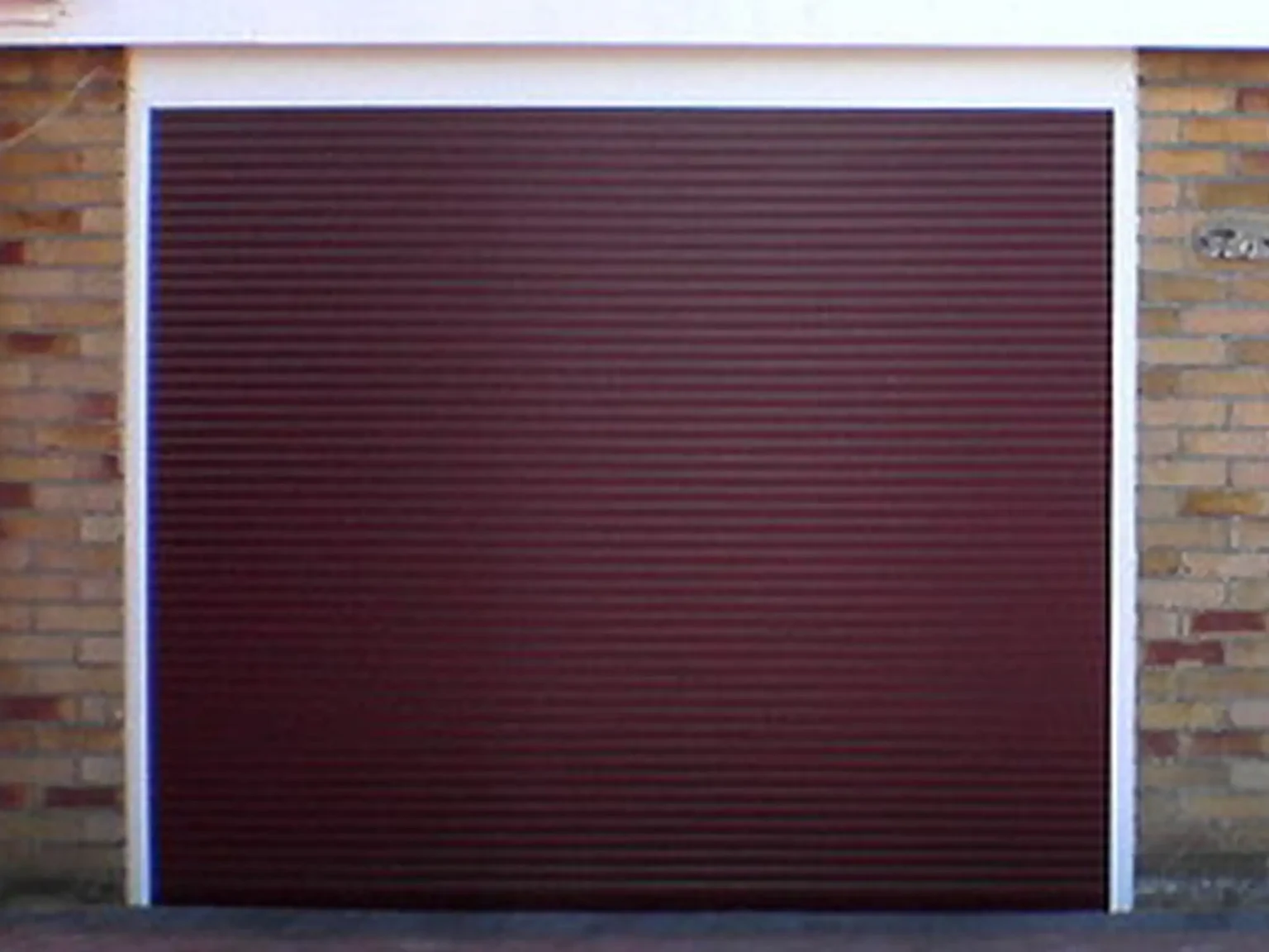 Europa Compact Insulated Roller Garage Door Gallery Burgandy