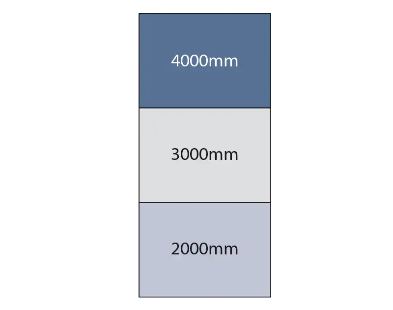 Europa Insulated Roller Garage Doors Headroom Requirement Drawing 2