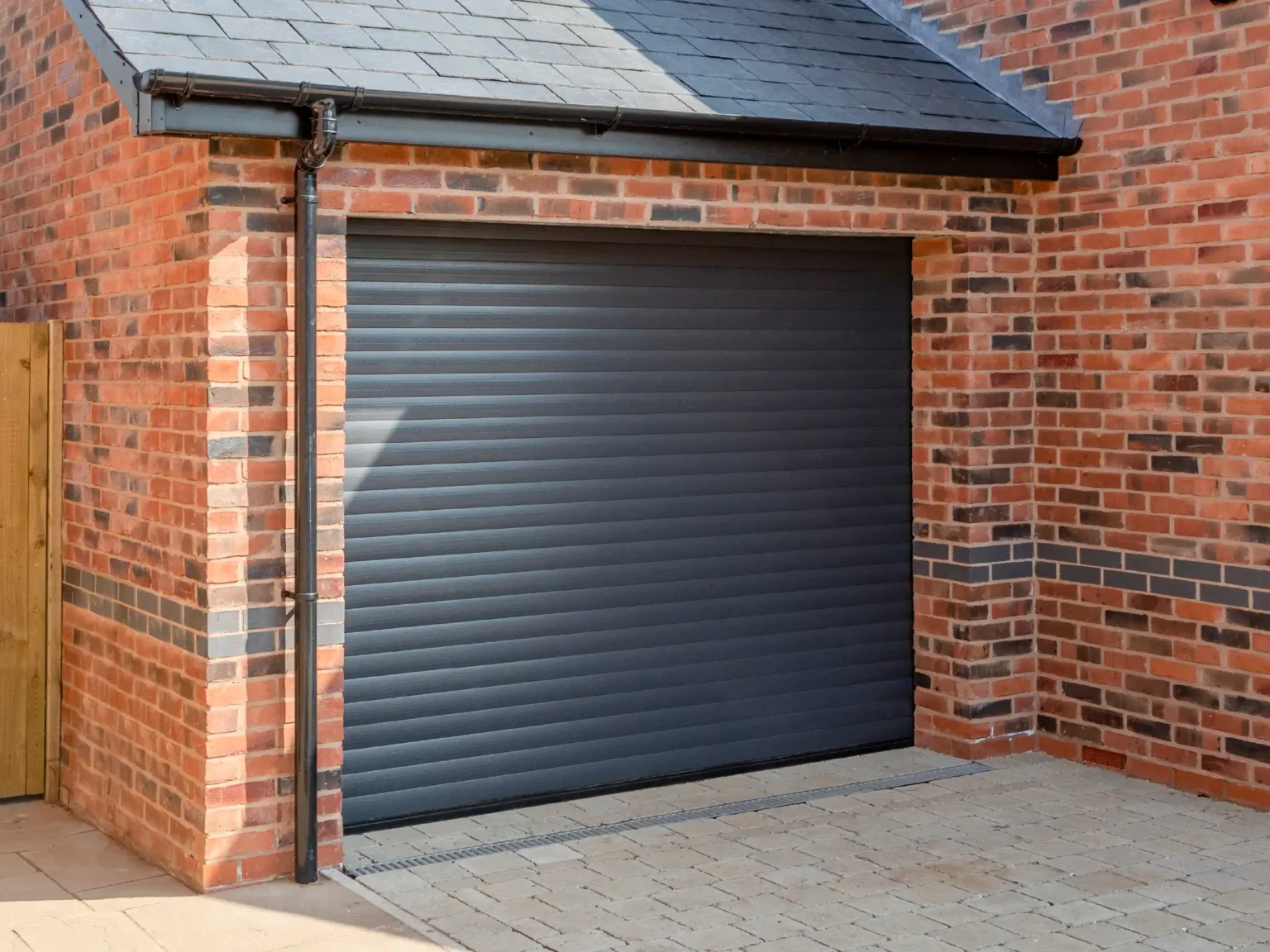 Europa Insulated Roller Garage Doors Gallery Image Anthracite Grey​