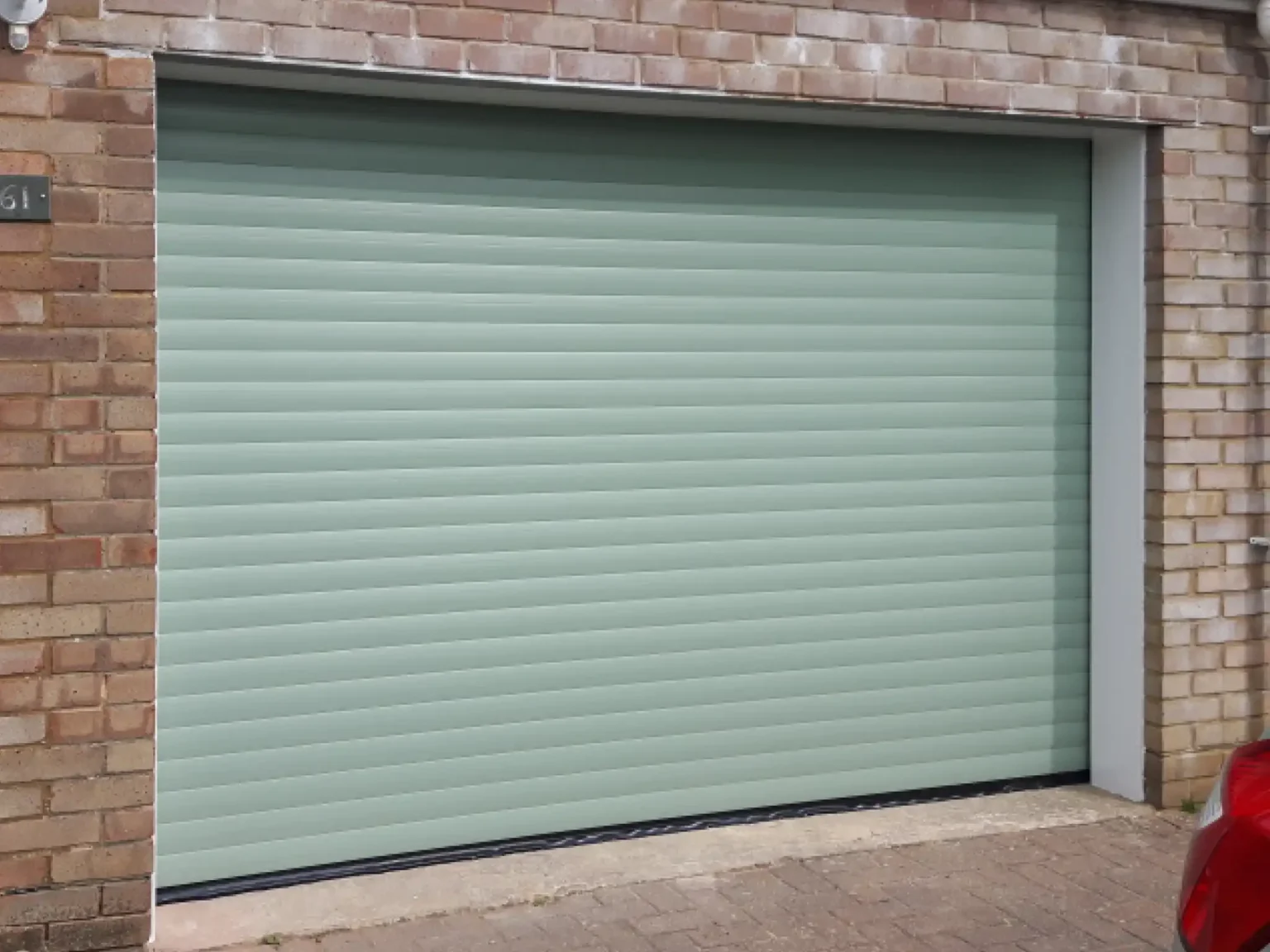 Europa Insulated Roller Garage Doors Gallery Image Chartwell Green​