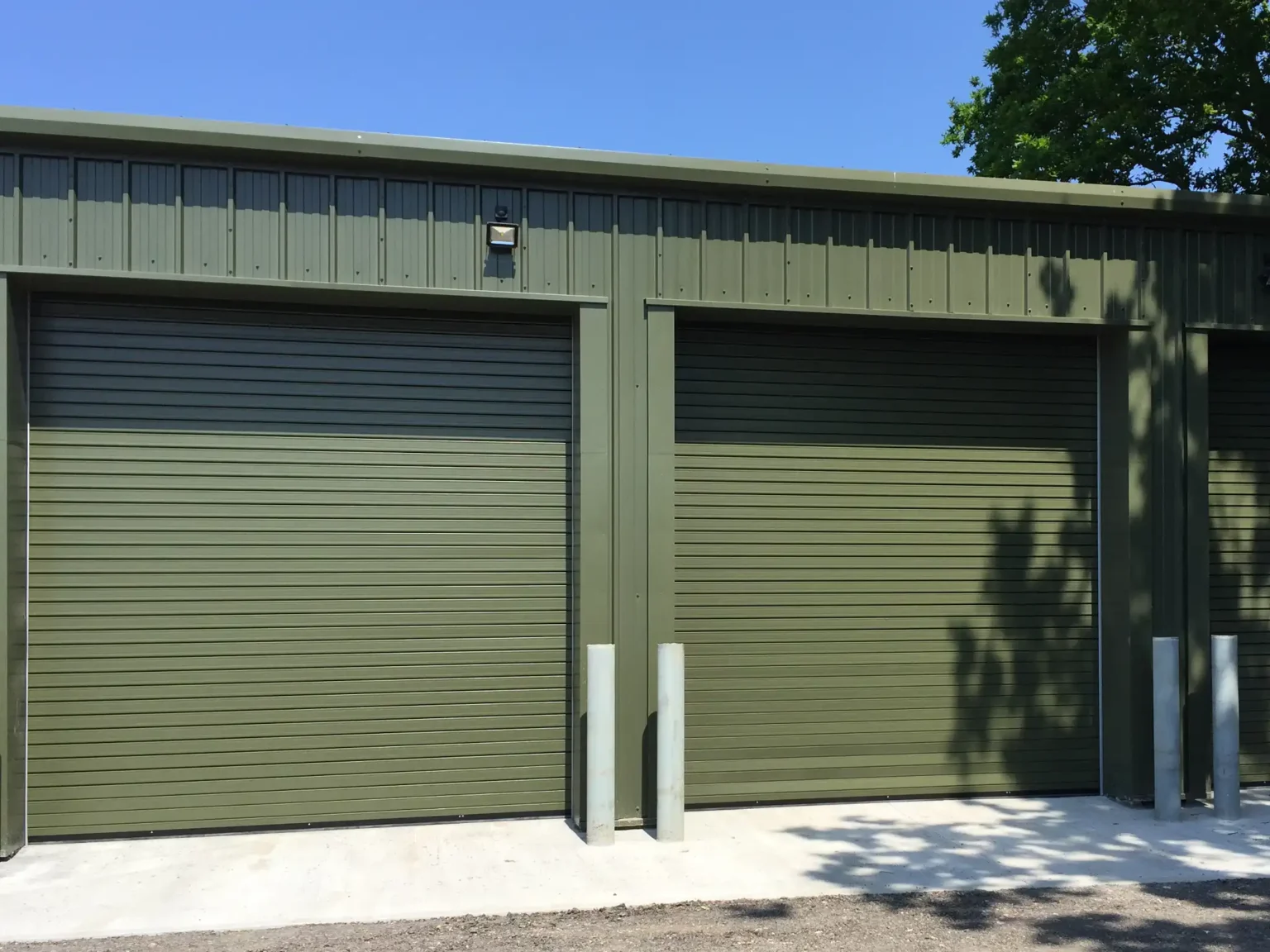 Ganymede insulated shutter access doors to light industrial units