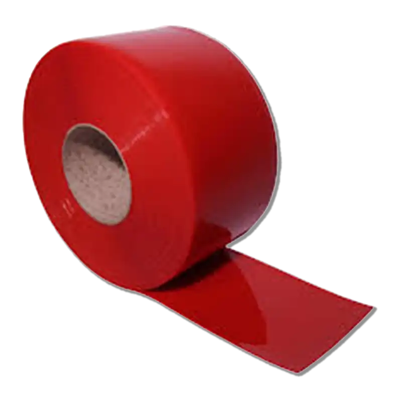 StripFlex PVC Strip Curtain Red PVC