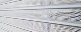 Ultradoor white perforated lath