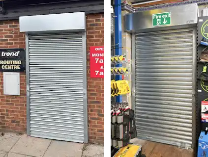 Internal and external fix manual Titan roller shutters